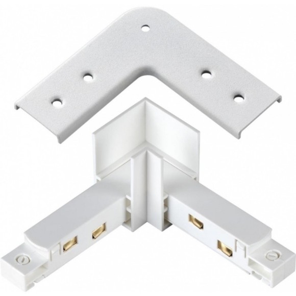 Соединитель питания L-образный, жесткий, для всех типов шин Novotech FLUM 135104