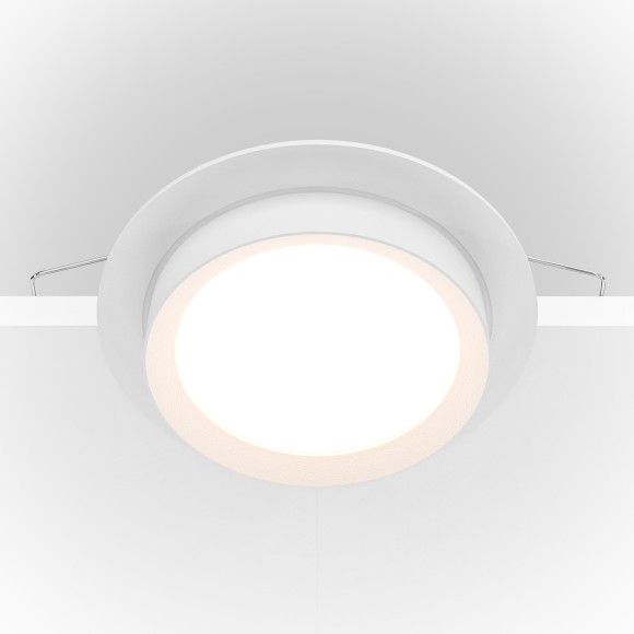 Встраиваемый светильник Maytoni DL086-GX53-RD-W Hoop под лампу 1xGX53 15W