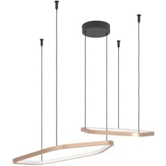 390507 Светодиодный подвес с регулировкой цветовой температуры ESTRELLA, 1X30W(LED) ,2200-6500K, 5200lm, алюминий, сталь, бронзовый, черный, белый