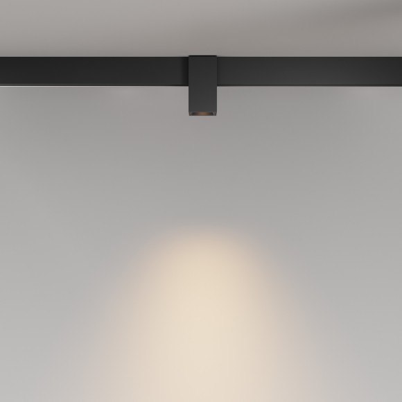 TR121-2-7W3K-B Трековый магнитный светодиодный светильник Maytoni Exility CRI90+ 3000К 370Лм 50° 7Вт