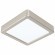 99239 Светодиодный накладной светильник FUEVA 5, 10,5W (LED), 160х160, H28, 1200lm, 3000K, сталь, нике