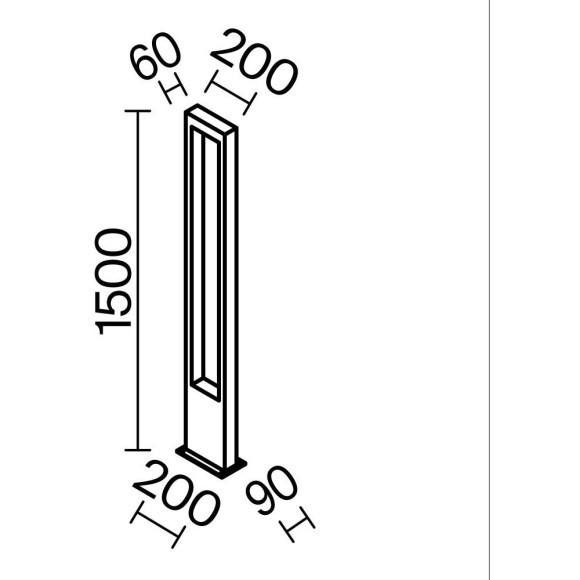 Уличный наземный светильник Maytoni O425FL-L20GF Bonn IP65 светодиодный LED 20W