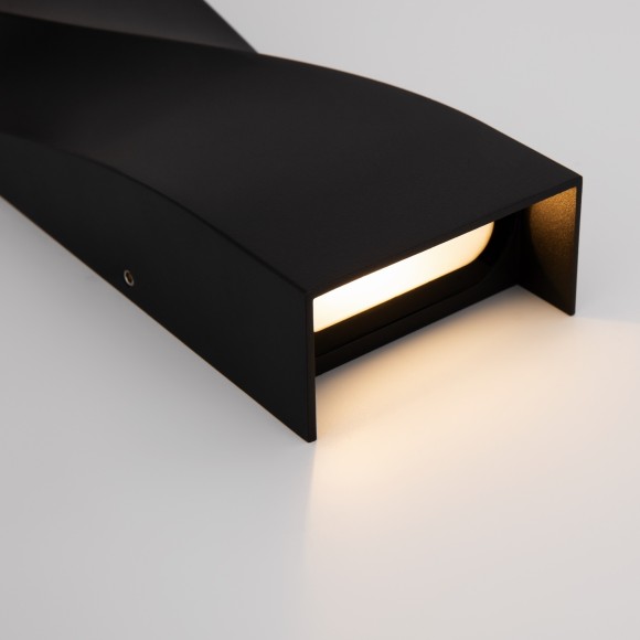 Уличный настенный светильник Maytoni O040WL-L11B3K TWIST IP65 светодиодный LED 11W