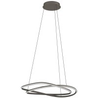390515 Светодиодный подвес с регулировкой цветовой температуры GUNTIN, 1X60W(LED) ,2200-6500K, 5920lm, сталь, темно-серый, белый