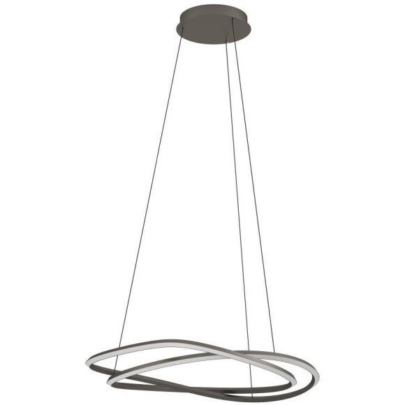 390515 Светодиодный подвес с регулировкой цветовой температуры GUNTIN, 1X60W(LED) ,2200-6500K, 5920lm, сталь, темно-серый, белый
