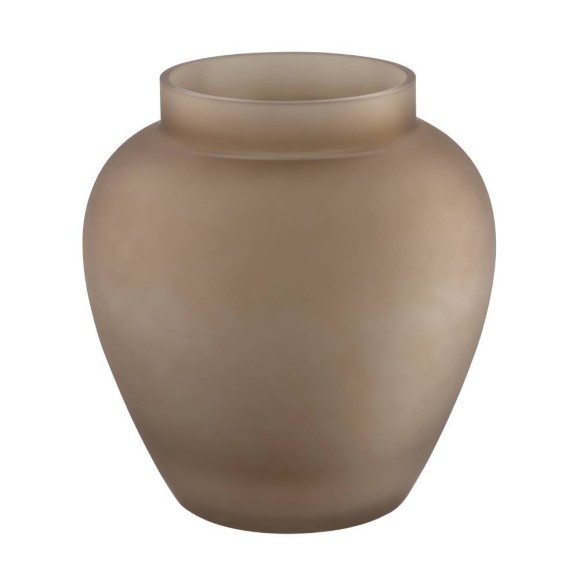 421208 ASINDRO Ваза декоративная стекло коричневый H235 Ø220