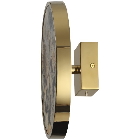 5079/15WL L-VISION ODL24 зол./серо-бежевый/металл/натур.камень/акрил Настенн.светильн. с переключ.цветов.темпер. LED 15W 3000К/4000K/6000K BERGI 5079/15WL L-VISION ODL24 зол./серо-бежевый/металл/натур.камень/акрил Настенн.светильн. с переключ.цветов.темпер. LED 15W 3000К/4000K/6000K BERGI