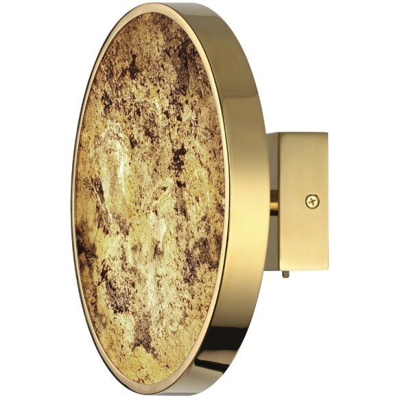 5079/15WL L-VISION ODL24 зол./серо-бежевый/металл/натур.камень/акрил Настенн.светильн. с переключ.цветов.темпер. LED 15W 3000К/4000K/6000K BERGI 5079/15WL L-VISION ODL24 зол./серо-бежевый/металл/натур.камень/акрил Настенн.светильн. с переключ.цветов.темпер. LED 15W 3000К/4000K/6000K BERGI