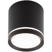 DK4013-BK Светильник накладной IP 20, 5 Вт, LED 4000, черный, алюминий/акрил