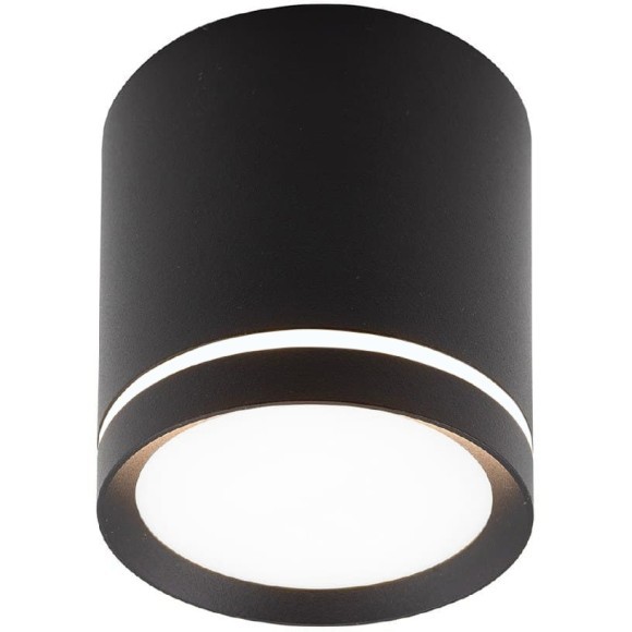 DK4013-BK Светильник накладной IP 20, 5 Вт, LED 4000, черный, алюминий/акрил