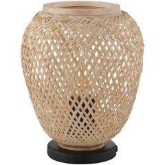 43263 Настол. лампа DEMBLEBY, 1x40W (E27), ?200, H1100, осн.?115, сталь, черный/дерево, натуральный 43263 Настол. лампа DEMBLEBY, 1x40W (E27), ?200, H1100, осн.?115, сталь, черный/дерево, натуральный