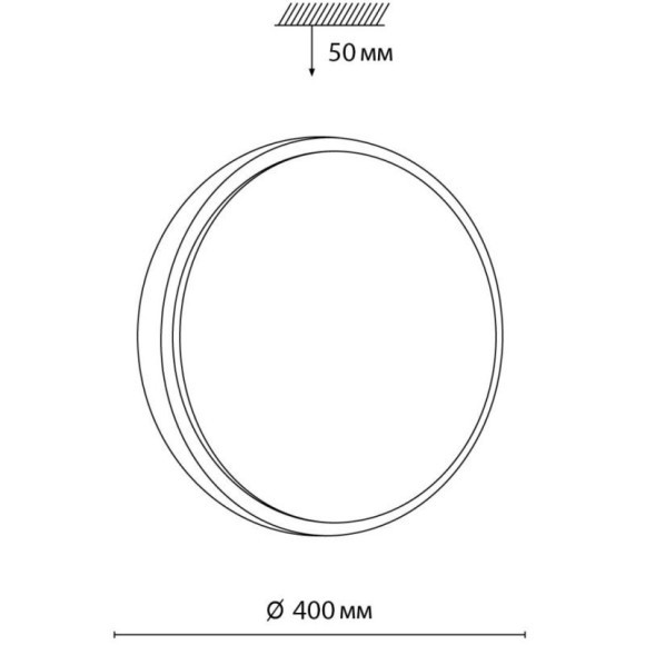 Настенно-потолочный светильник Sonex 7607/DL LOSTA IP43 светодиодный LED 48W