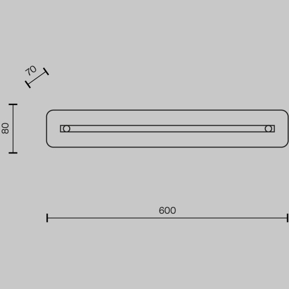 Настенный светильник (бра) Maytoni P091WL-L13CH3K