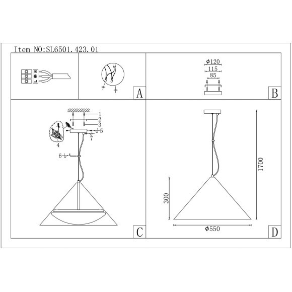 SL6501.423.01 Светильник подвесной ST-Luce Черный/Черный LED 1*25W 3000K TRESOR SL6501.423.01 Светильник подвесной ST-Luce Черный/Черный LED 1*25W 3000K TRESOR