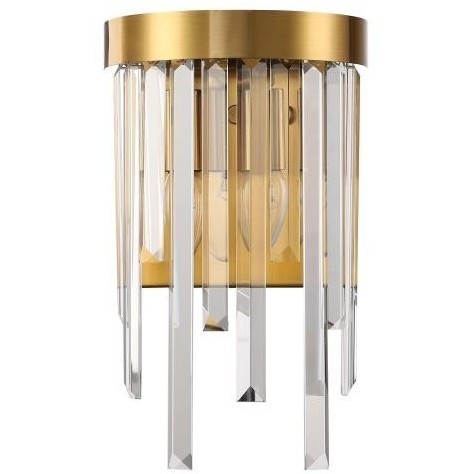 Светильник настенный хрустальный 2113/03/02W Stilfort, серия Venecia