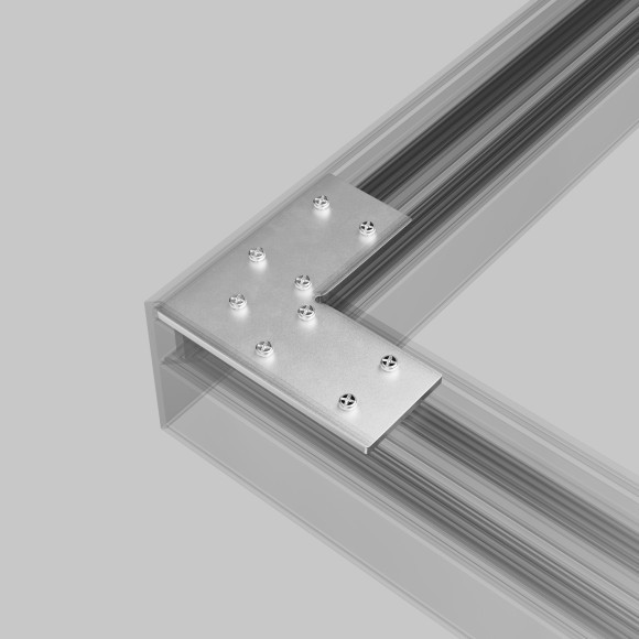 Крепление для накладного шинопровода при запиле под 45° Maytoni Gravity TRA010CL-21