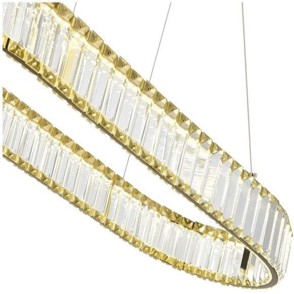 SL1622.323.01 Светильник подвесной ST-Luce Латунь/Прозрачный LED 1*60W 4000K TIVOLI