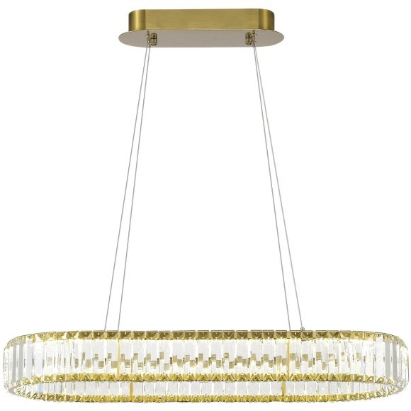 SL1622.323.01 Светильник подвесной ST-Luce Латунь/Прозрачный LED 1*60W 4000K TIVOLI