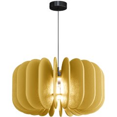 SL3004.413.01 Светильник подвесной ST-Luce Черный/Желтый E27 1*60W SENTITO