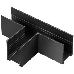 135308 Черный cоединитель "T" для накладных шинопроводов (в компл. соед. планка 3шт) Novotech VECTOR 135308 Черный cоединитель "T" для накладных шинопроводов (в компл. соед. планка 3шт) Novotech VECTOR