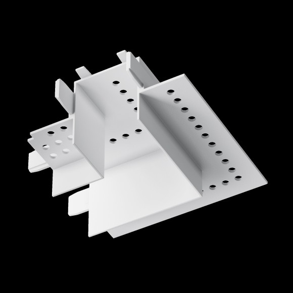 Коннектор угловой для встраиваемого в ГКЛ 12.5мм шинопровода Maytoni Radity TRA084CL-12W Коннектор угловой для встраиваемого в ГКЛ 12.5мм шинопровода Maytoni Radity TRA084CL-12W