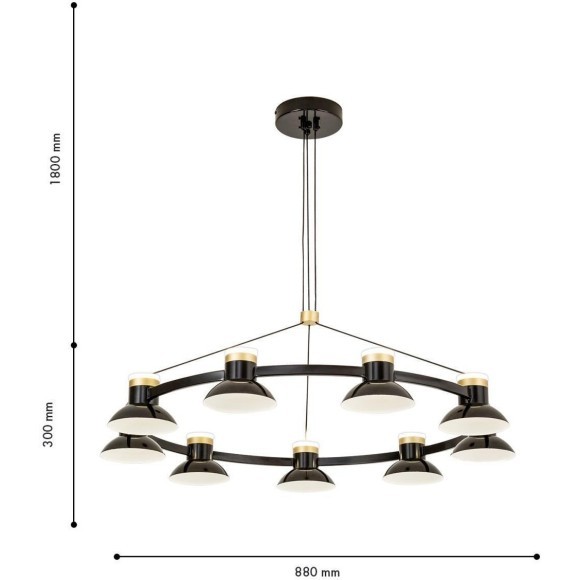 Подвесная люстра Tatti 4516-9P Подвесная люстра Tatti 4516-9P