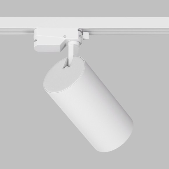 DK6455-WH Трековый светодиодный однофазный двужильный светильник Denkirs SOLID KOPER, 3000K, 30W, 2700Лм, 24° 220V