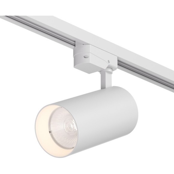 DK6455-WH Трековый светодиодный однофазный двужильный светильник Denkirs SOLID KOPER, 3000K, 30W, 2700Лм, 24° 220V