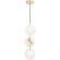 Подвесной светильник Lumina Deco Stelvio LDP 6041-3 GD