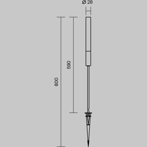 Ландшафтный светильник Outdoor O487FL-L3GF3K