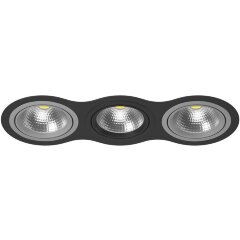 Встраиваемый светильник Lightstar i937090709 Intero 111 под лампы 3xGU10 150W Встраиваемый светильник Lightstar i937090709 Intero 111 под лампы 3xGU10 150W