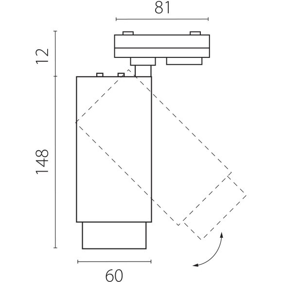 218027 Однофазный черный двужильный спот с выбором мощности 10-15-22Вт, цветовой температуры 3000-4000-6000 и угла освещения 15-60° Lightstar BARRA Fuoco P+CCT 218027 Однофазный черный двужильный спот с выбором мощности 10-15-22Вт, цветовой температуры 3000-4000-6000 и угла освещения 15-60° Lightstar BARRA Fuoco P+CCT