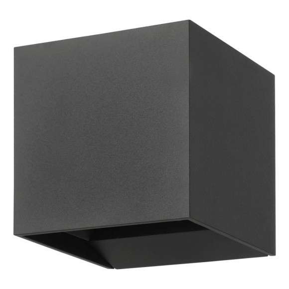 901065 Уличное бра CALPINO 3, 2X2,8W (LED), 3000K, 840lm, IP54, L100, H100, A100, литой алюминий, антрацитовый/прозрачное стекло