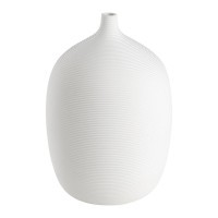 421263 MITANE Ваза декоративная керамическая белая H212, Ø145, керамика, белый