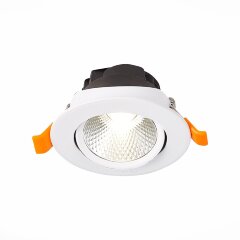 ST211.548.06.24 Св-к встр. Белый LED 1*6W 4000K 480Lm Ra80 24° IP20 D86xH50 220-240V Встраиваемые светильники ST211.548.06.24 Св-к встр. Белый LED 1*6W 4000K 480Lm Ra80 24° IP20 D86xH50 220-240V Встраиваемые светильники
