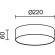 Потолочный светильник Technical C032CL-24W3K-RD-W