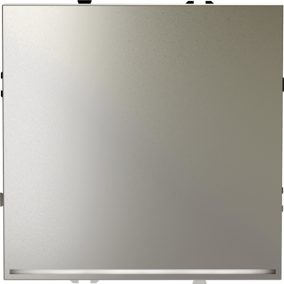 Выключатель встраиваемый VOLTUM S70 одноклавишный с подсветкой 10А, (шелк)