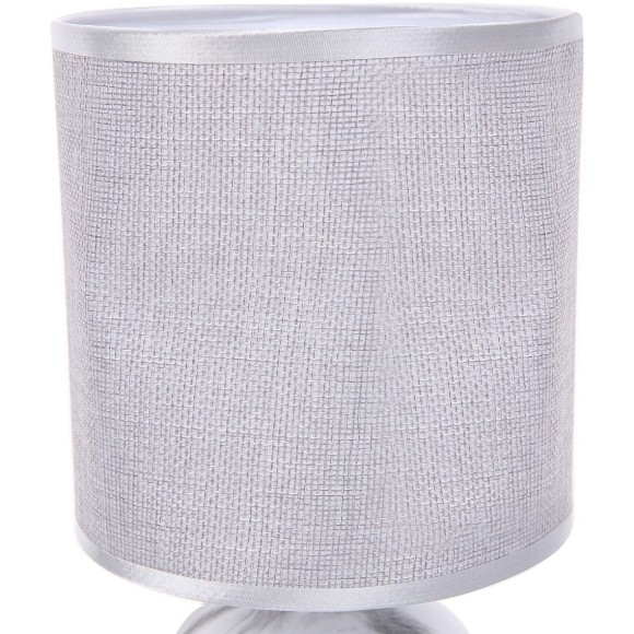 8230/1T CLASSI LN25 серый, керамика/текстиль Настольная лампа E14 1*40W 220V KOHALA