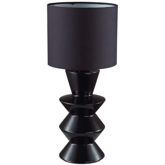 8133/1T MODERNI LN25 черный, керамика/текстиль Настольная лампа E27 1*60W 220V SEGI