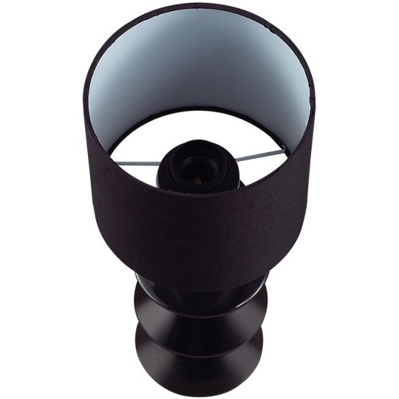 8133/1T MODERNI LN25 черный, керамика/текстиль Настольная лампа E27 1*60W 220V SEGI