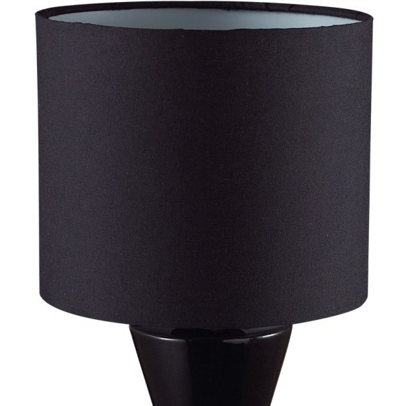8133/1T MODERNI LN25 черный, керамика/текстиль Настольная лампа E27 1*60W 220V SEGI
