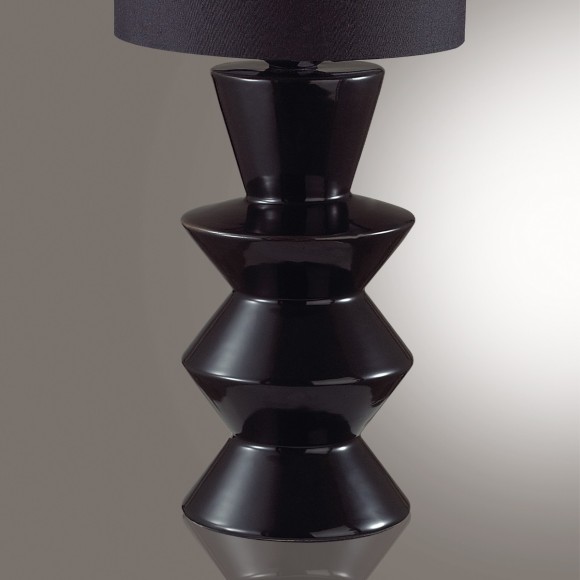 8133/1T MODERNI LN25 черный, керамика/текстиль Настольная лампа E27 1*60W 220V SEGI