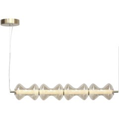 SL6136.223.01 Светильник подвесной ST-Luce золото/коньячный LED 1*22W 3000K SPINE SL6136.223.01 Светильник подвесной ST-Luce золото/коньячный LED 1*22W 3000K SPINE