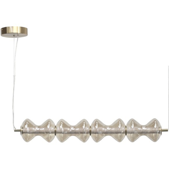 SL6136.223.01 Светильник подвесной ST-Luce золото/коньячный LED 1*22W 3000K SPINE