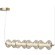 SL6136.223.01 Светильник подвесной ST-Luce золото/коньячный LED 1*22W 3000K SPINE