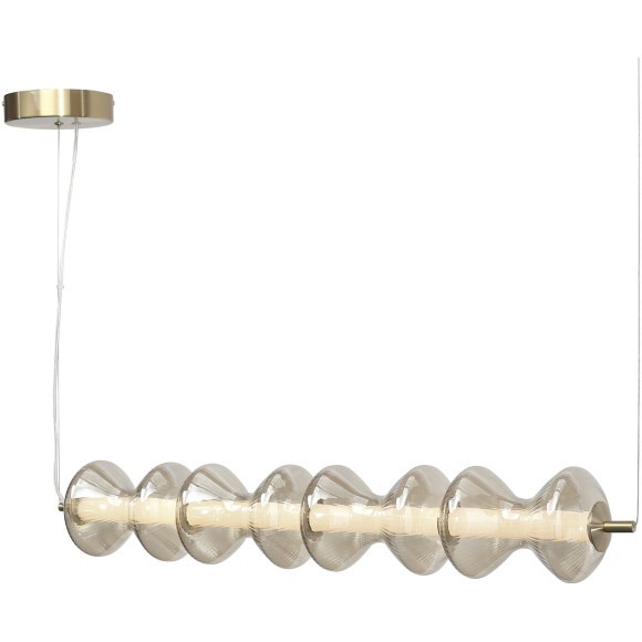 SL6136.223.01 Светильник подвесной ST-Luce золото/коньячный LED 1*22W 3000K SPINE