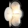 Crystal Lux DANDELION AP2 GOLD 4060/402 Бра настенное дизайнерское золото белое, лампы 2xE14 макс. 40Вт, декоративный светильник на стену, без выключателя