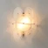 Crystal Lux DANDELION AP2 GOLD 4060/402 Бра настенное дизайнерское золото белое, лампы 2xE14 макс. 40Вт, декоративный светильник на стену, без выключателя