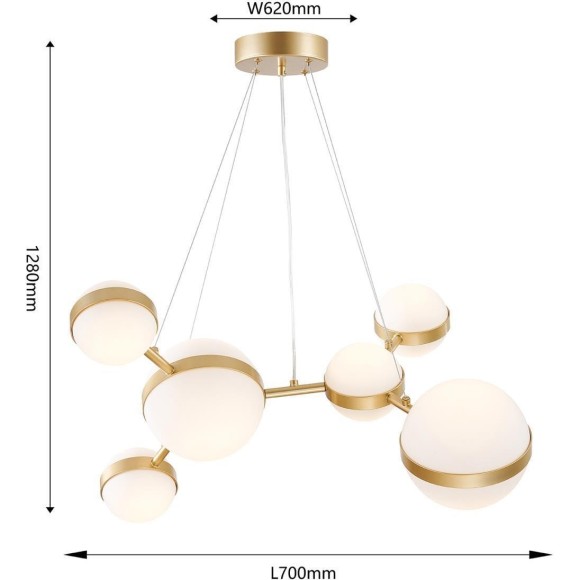 Подвесной светильник Asterismo 4448-6P