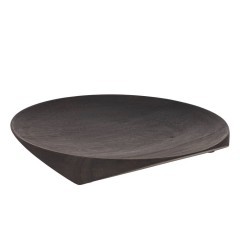 427139 KABACAN Декоративный поднос дерево темно-коричневый D300, H40 427139 KABACAN Декоративный поднос дерево темно-коричневый D300, H40